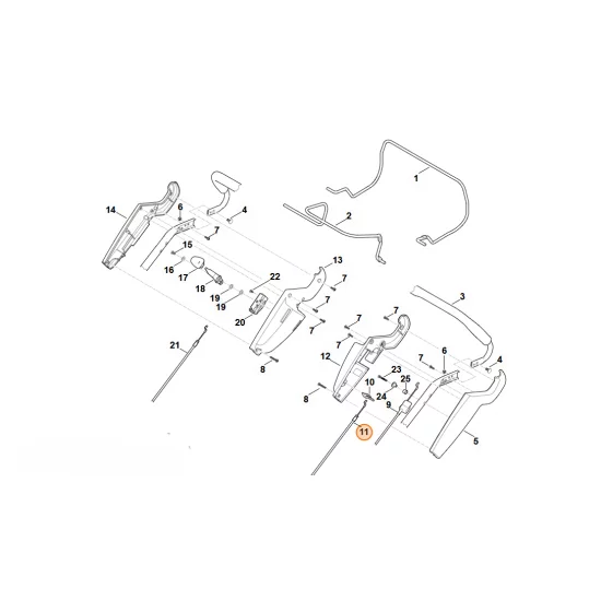 Stihl   Cięgno 6375 700 7515